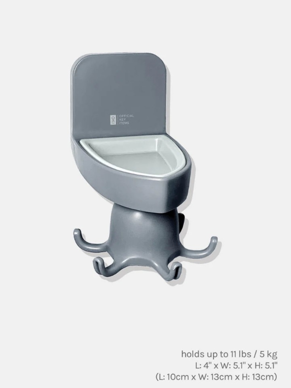 💙 3 For $12 New Gray Octopus Hook Jewelry Holder